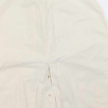 Mosquitos Womens Ivory   Straight & Pencil Skirt Size 10