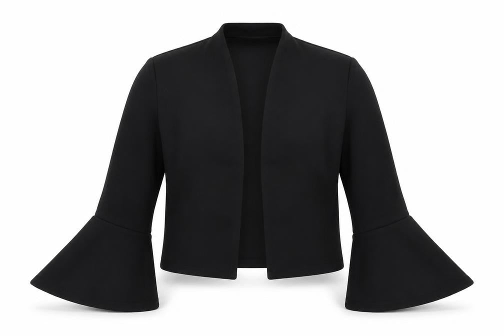 Womens UK Size 10 Quiz Black Jacket