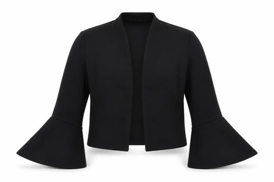 Womens UK Size 10 Quiz Black Jacket