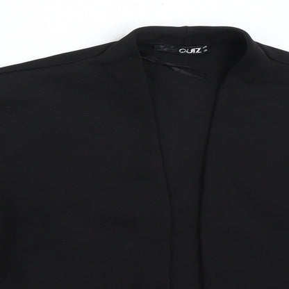 Womens UK Size 10 Quiz Black Jacket