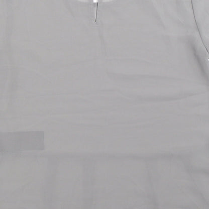 Womens UK Size XS Vera Moda Grey Basic Blouse