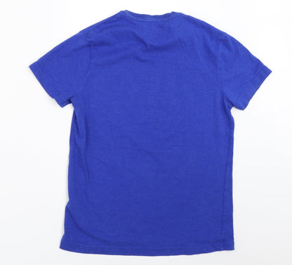 Marks and Spencer Boys Blue   Basic T-Shirt Size 10-11 Years