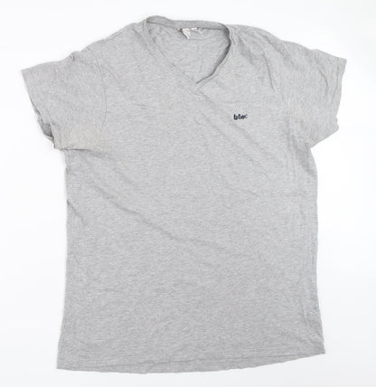 Lee Cooper Mens Grey    T-Shirt Size L
