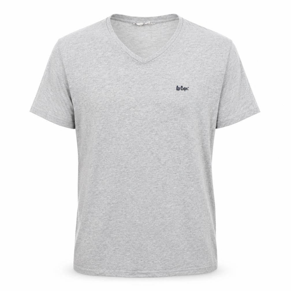 Front view of Lee Cooper men’s grey t-shirt, size L