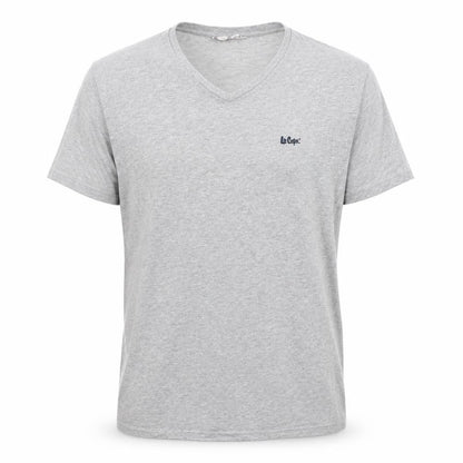 Front view of Lee Cooper men’s grey t-shirt, size L