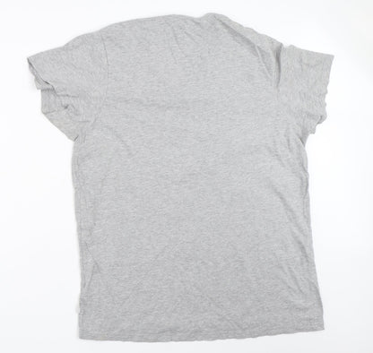 Lee Cooper Mens Grey    T-Shirt Size L