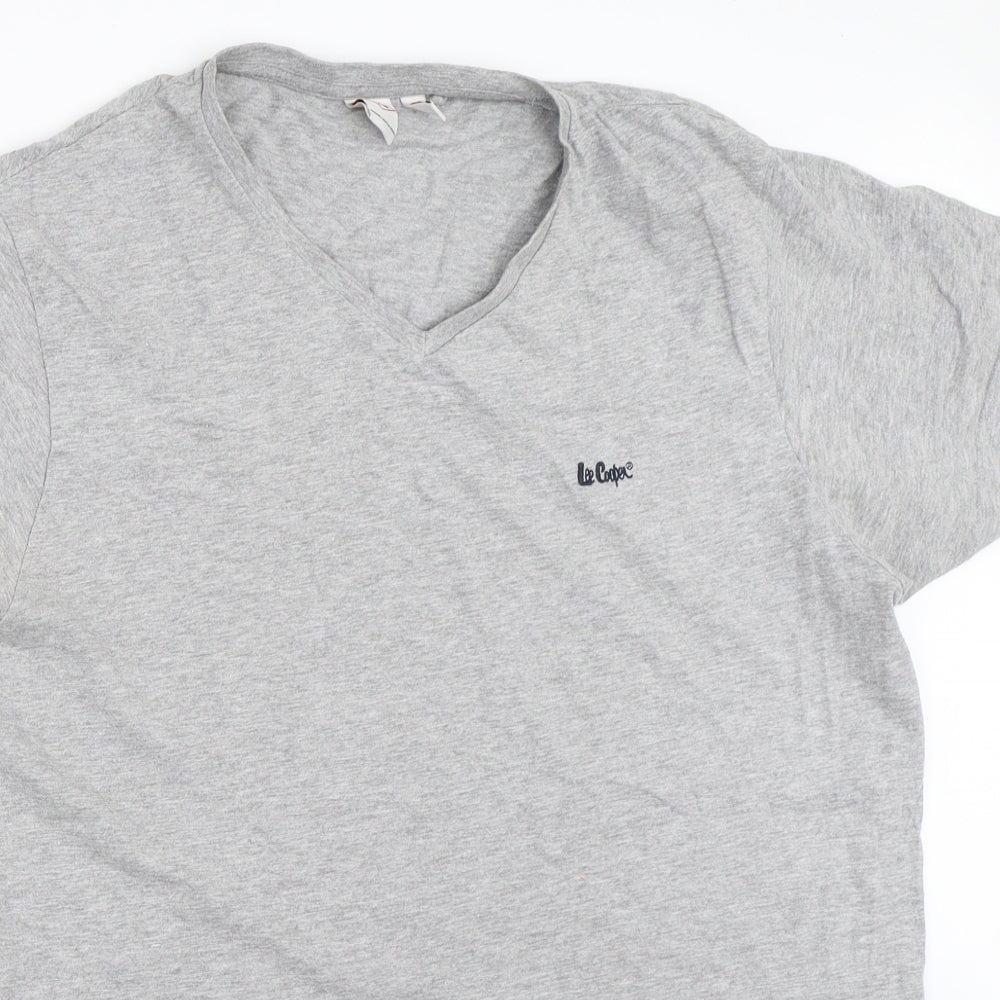 Lee Cooper Mens Grey    T-Shirt Size L