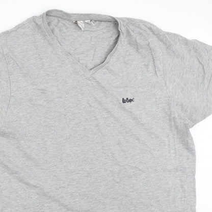 Lee Cooper Mens Grey    T-Shirt Size L