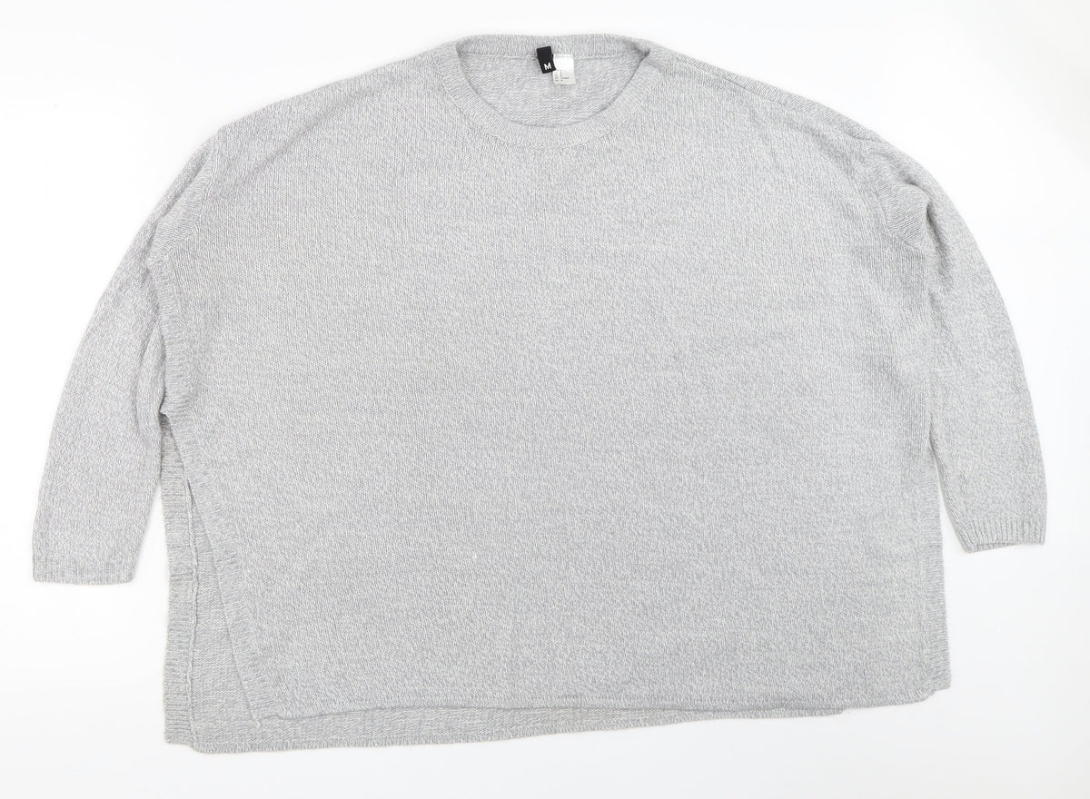 H&M Womens Grey   Pullover Jumper Size M