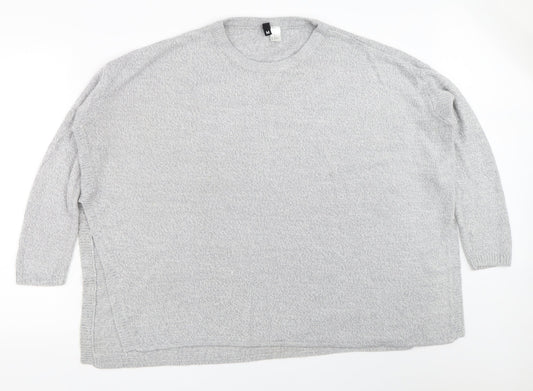 H&M Womens Grey   Pullover Jumper Size M