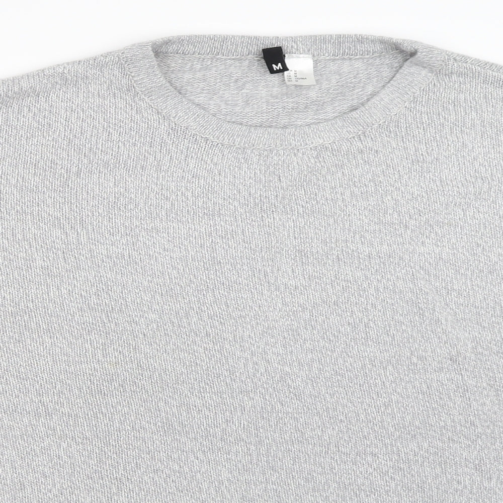 H&M Womens Grey   Pullover Jumper Size M