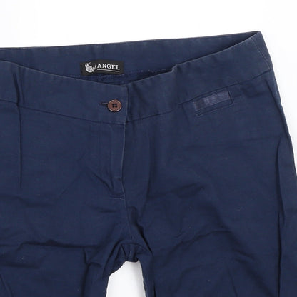 Angel Womens Blue   Chino Shorts Size S