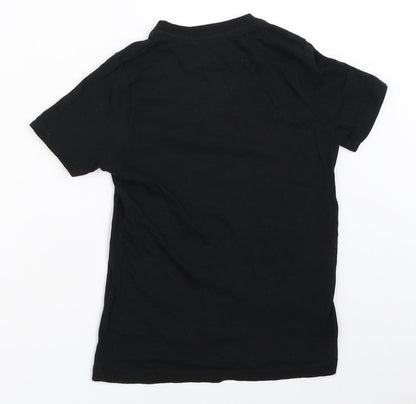 Pepperts! Boys Black   Basic T-Shirt Size 7-8 Years