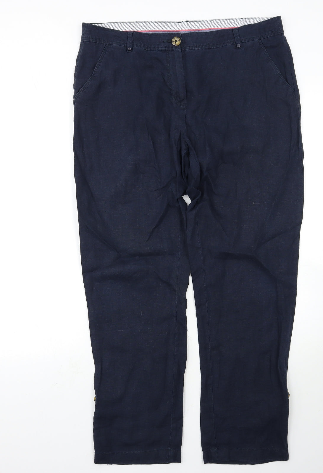 Matalan Womens Blue   Trousers  Size 14 L29 in