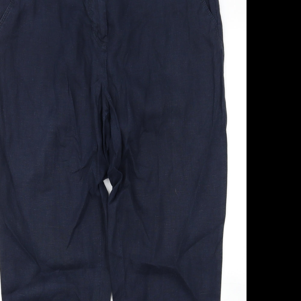 Matalan Womens Blue   Trousers  Size 14 L29 in