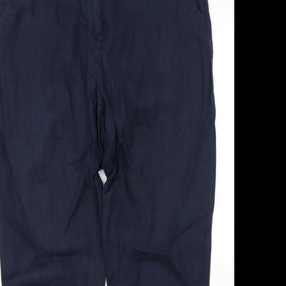 Matalan Womens Blue   Trousers  Size 14 L29 in