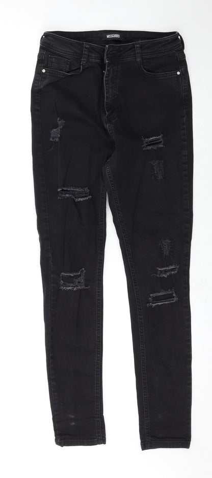 Missguided Womens Black   Skinny Jeans Size 8 L28 in