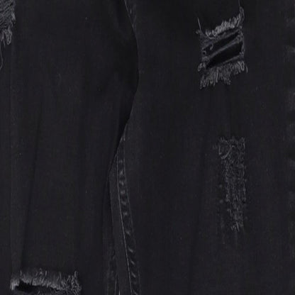 Missguided Womens Black   Skinny Jeans Size 8 L28 in