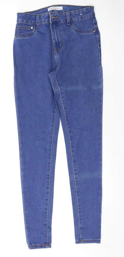 Denim & Co. Womens Blue   Skinny Jeans Size 8 L29 in