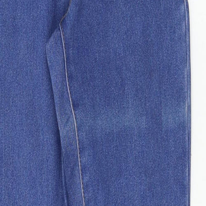 Denim & Co. Womens Blue   Skinny Jeans Size 8 L29 in