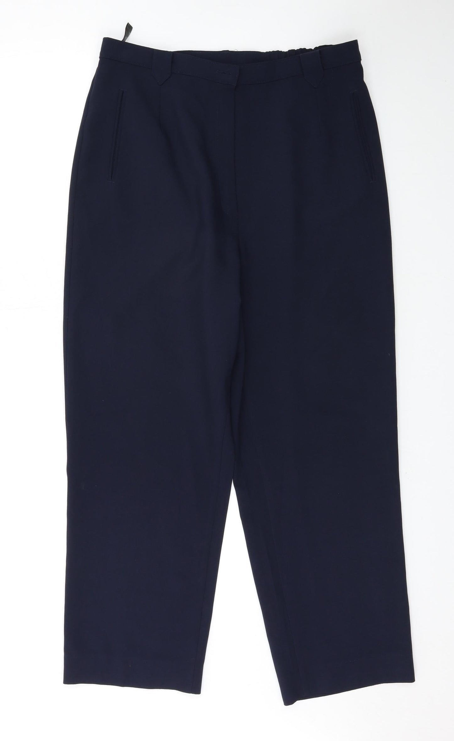 Womens UK Size 14 BHS Regular Fit  Blue Trousers