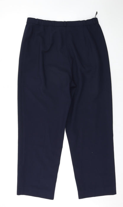 Womens UK Size 14 BHS Regular Fit  Blue Trousers