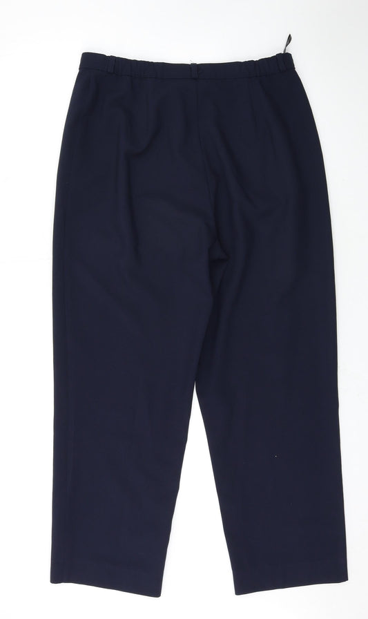 Womens UK Size 14 BHS Regular Fit  Blue Trousers