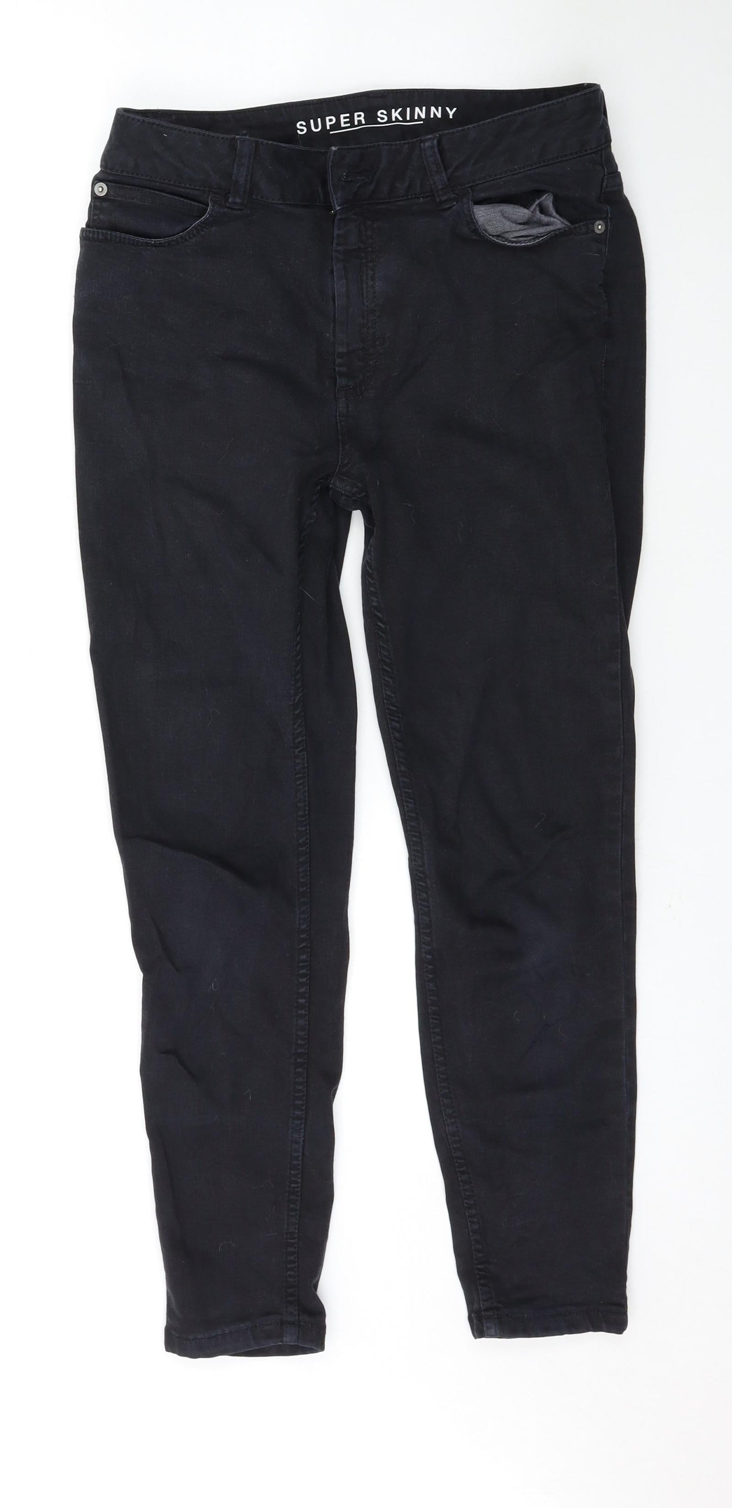 Womens UK Size 10 Marks and Spencer Regular Fit Skinny Black Jeans