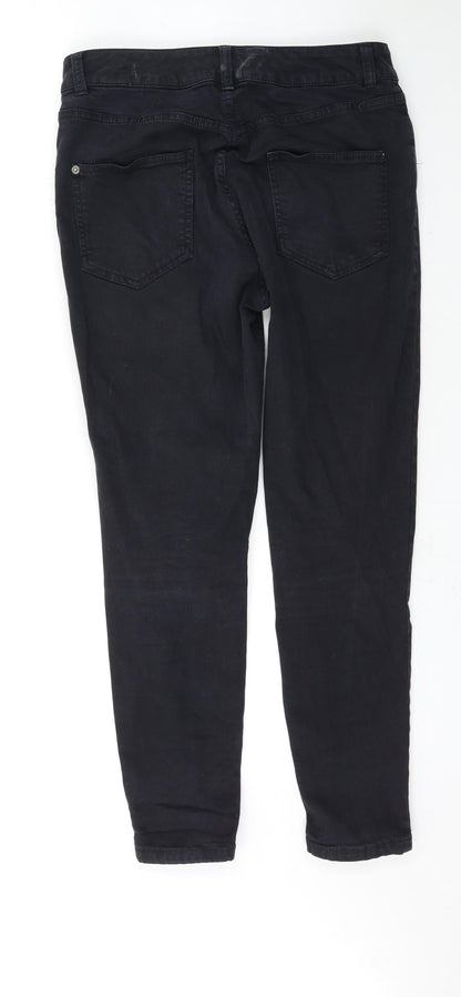 Womens UK Size 10 Marks and Spencer Regular Fit Skinny Black Jeans