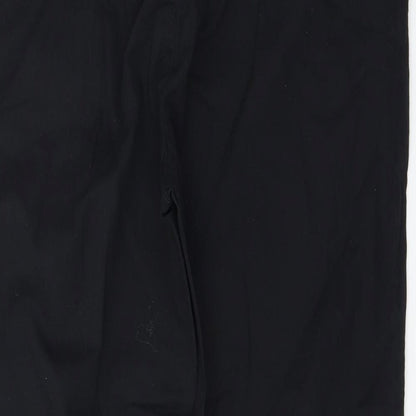Marks and Spencer Womens Black   Trousers  Size 12 L26 in