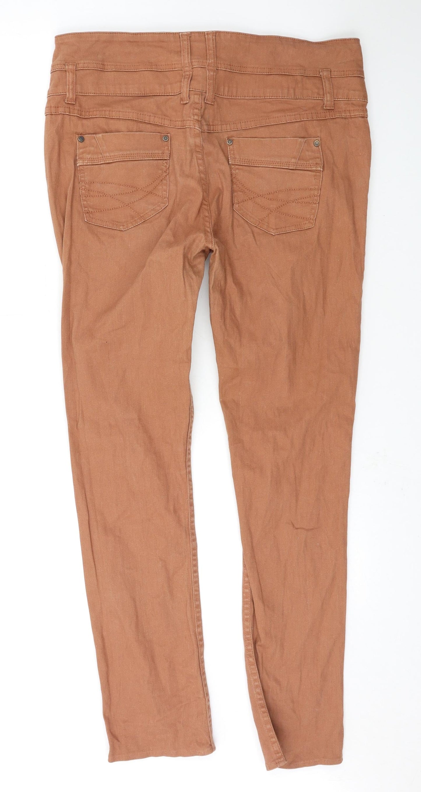 Urban Bliss Womens Orange   Straight Jeans Size 14 L30 in