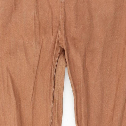 Urban Bliss Womens Orange   Straight Jeans Size 14 L30 in