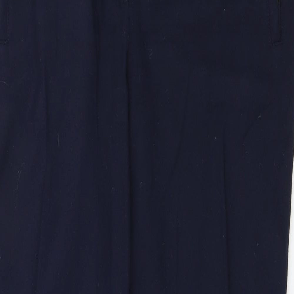 Womens UK Size 12 Marks and Spencer Regular Fit  Blue Trousers
