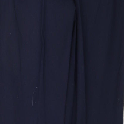 Womens UK Size 12 Marks and Spencer Regular Fit  Blue Trousers