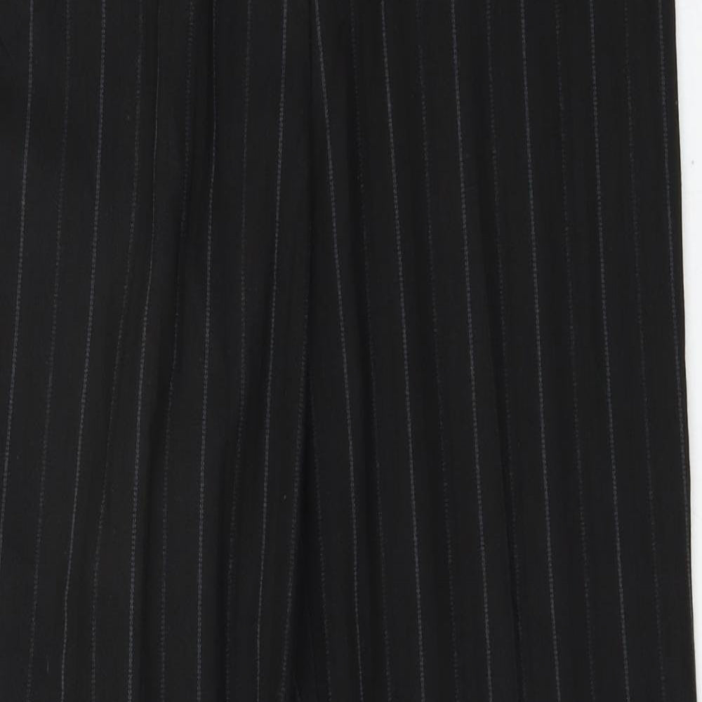 Womens UK Size 10 Wallis Regular Fit  Black Trousers