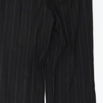 Womens UK Size 10 Wallis Regular Fit  Black Trousers