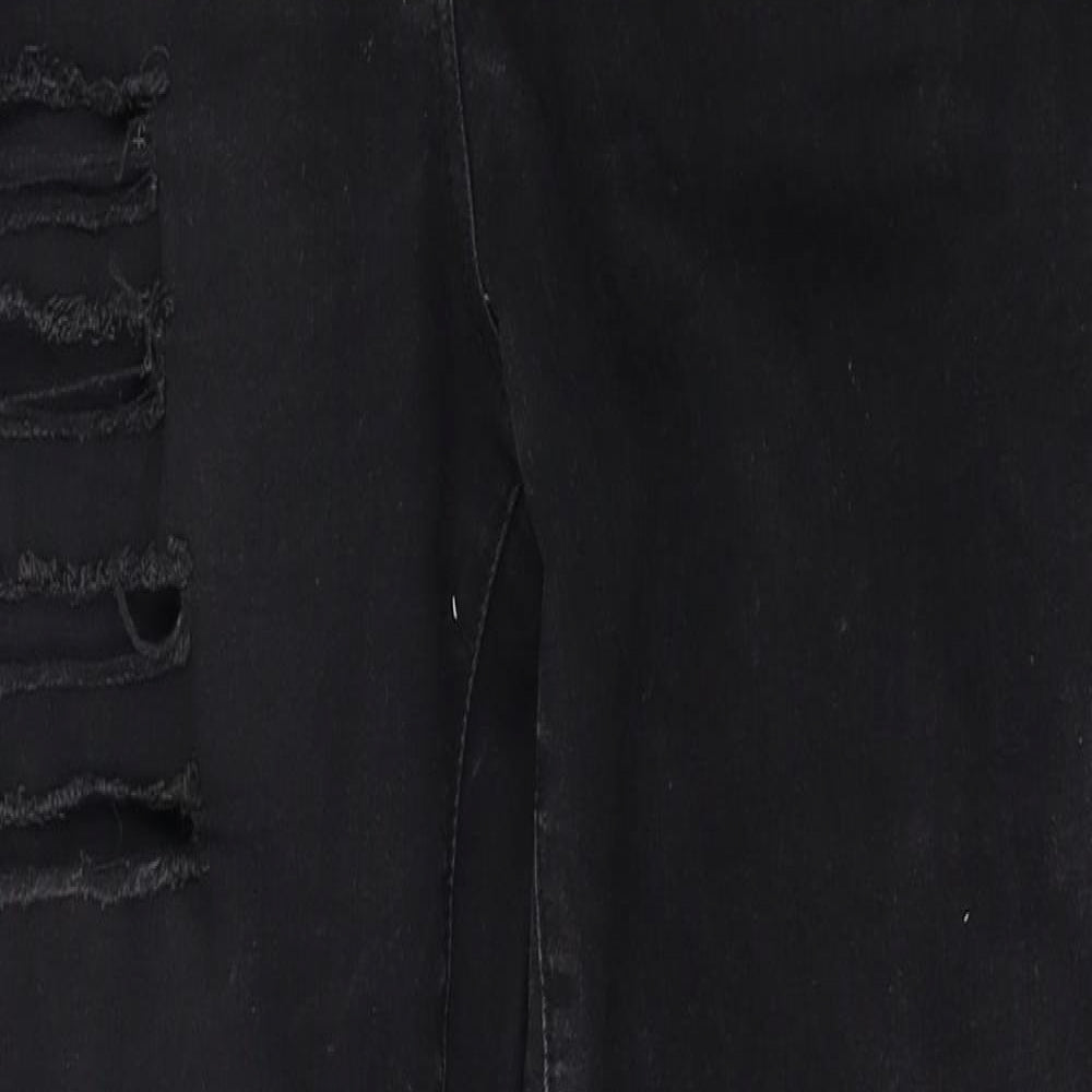 NEXT Womens Black   Skinny Jeans Size 12 L29.5 in