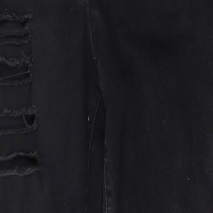 NEXT Womens Black   Skinny Jeans Size 12 L29.5 in