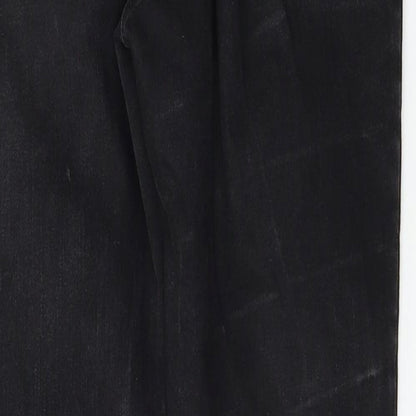 NEXT Womens Black   Skinny Jeans Size 12 L29.5 in