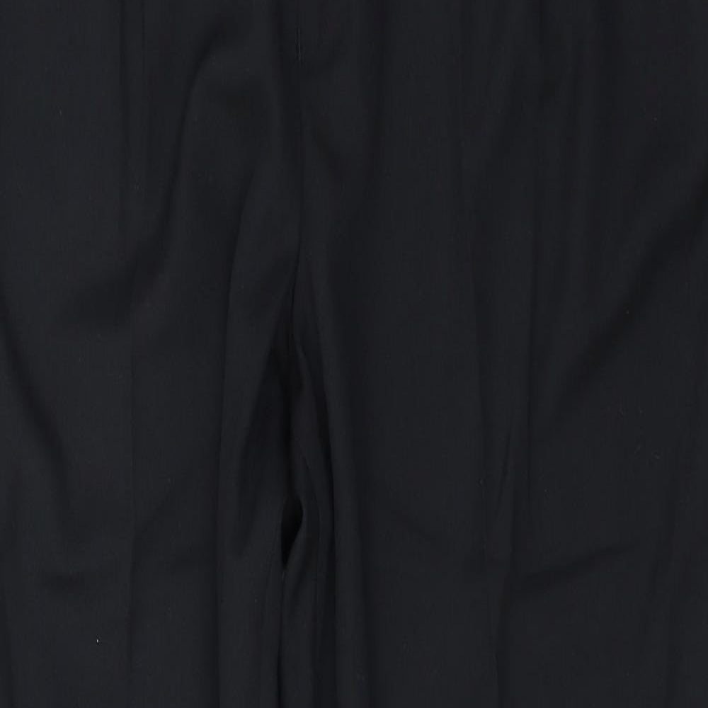 Womens UK Size 14 BHS Regular Fit  Black Trousers