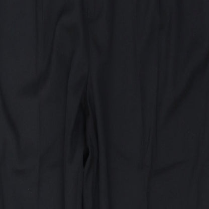 Womens UK Size 14 BHS Regular Fit  Black Trousers