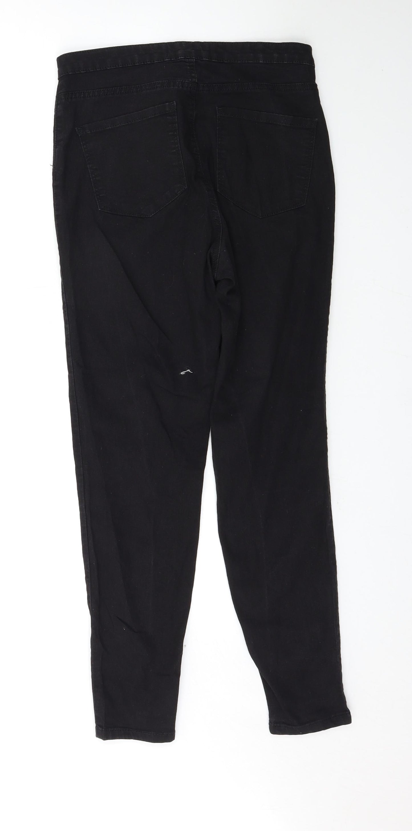 Denim & Co. Womens Black   Skinny Jeans Size 12 L29 in