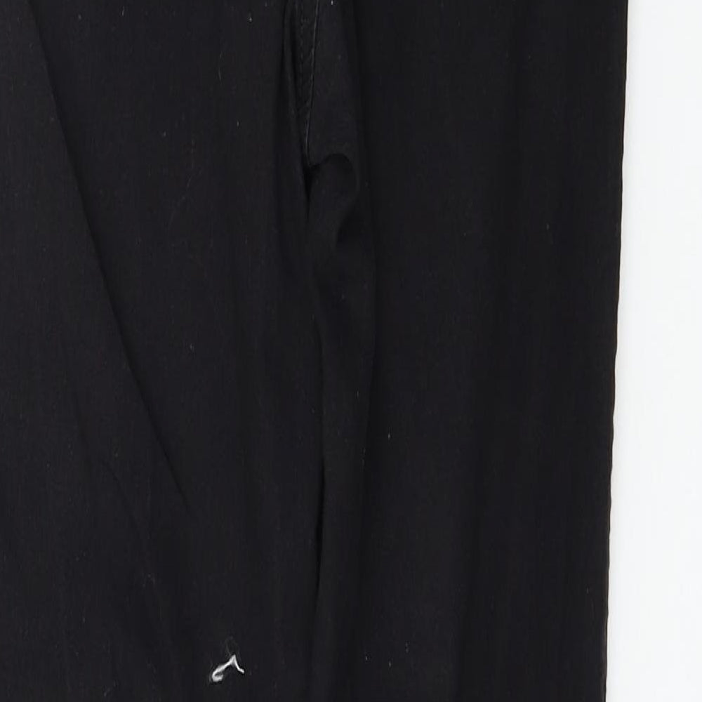 Denim & Co. Womens Black   Skinny Jeans Size 12 L29 in