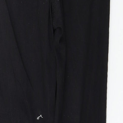 Denim & Co. Womens Black   Skinny Jeans Size 12 L29 in