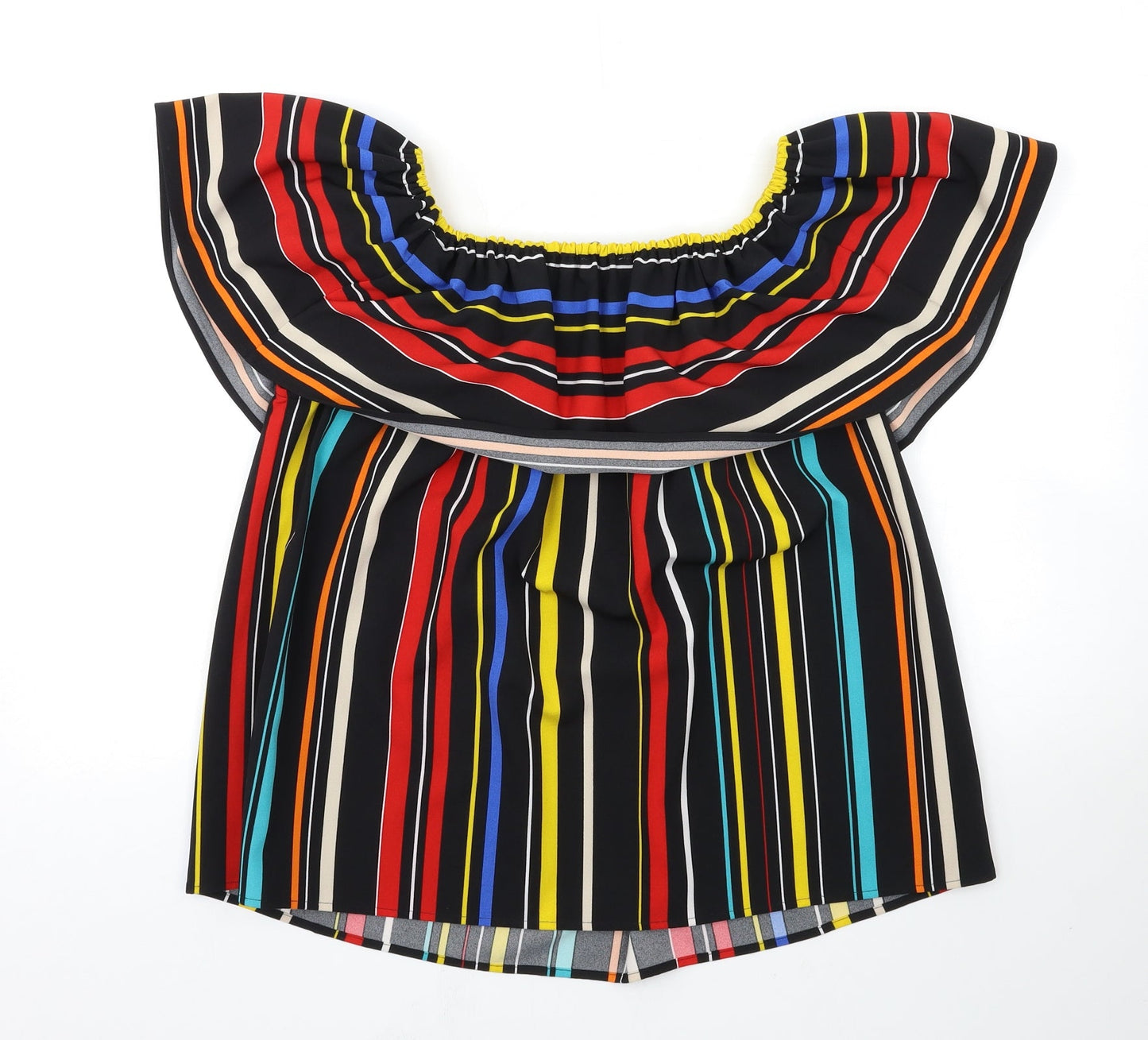 Womens UK Size 16 Marks and Spencer Multicoloured Basic Blouse