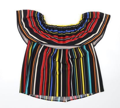 Womens UK Size 16 Marks and Spencer Multicoloured Basic Blouse