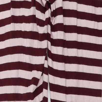 love to lounge    Womens Brown Striped  Sweatpants Trousers Size XS L24 in