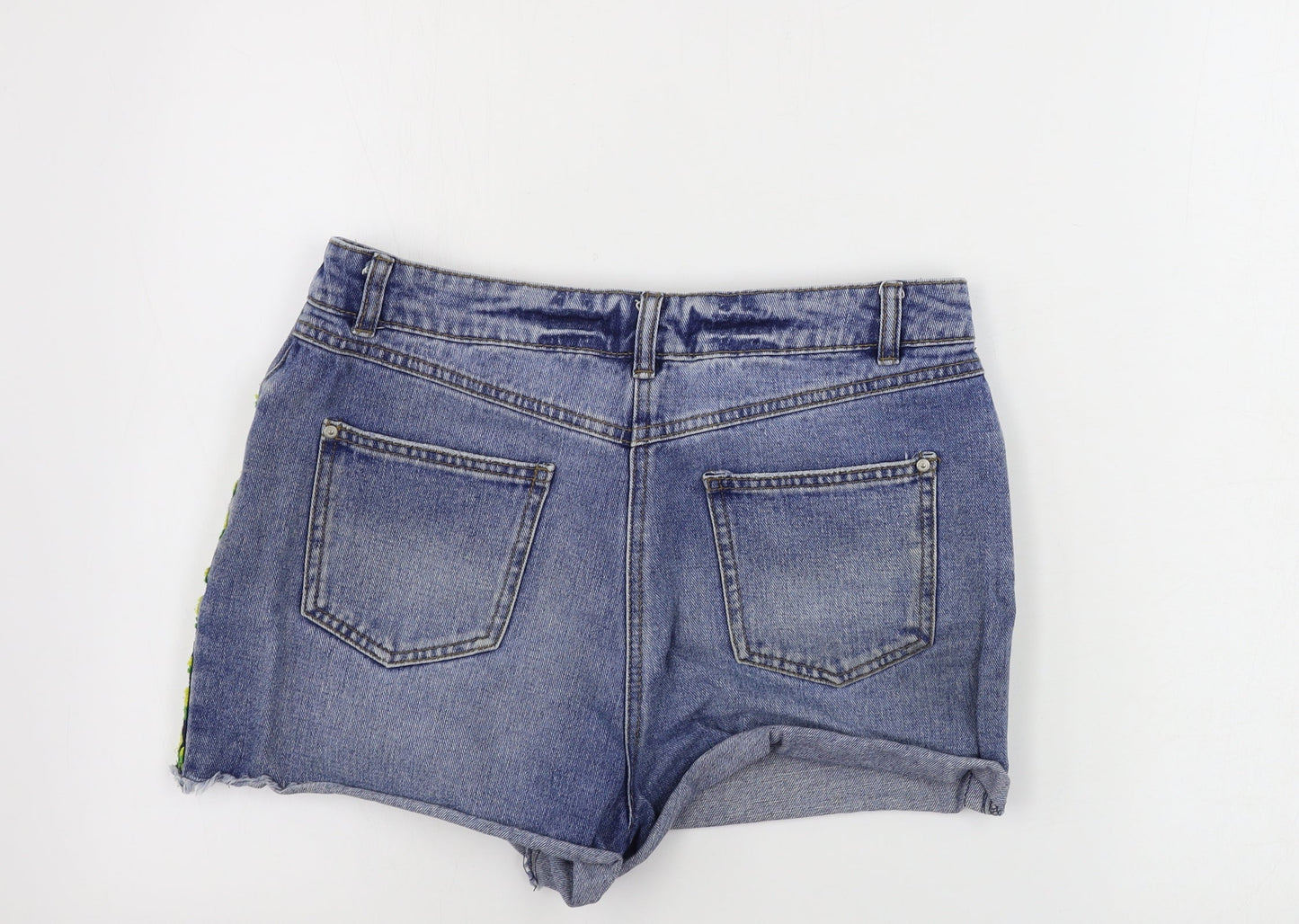 Matalan  Womens Blue   Cut-Off Shorts Size 10