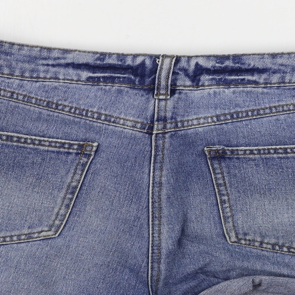 Matalan  Womens Blue   Cut-Off Shorts Size 10