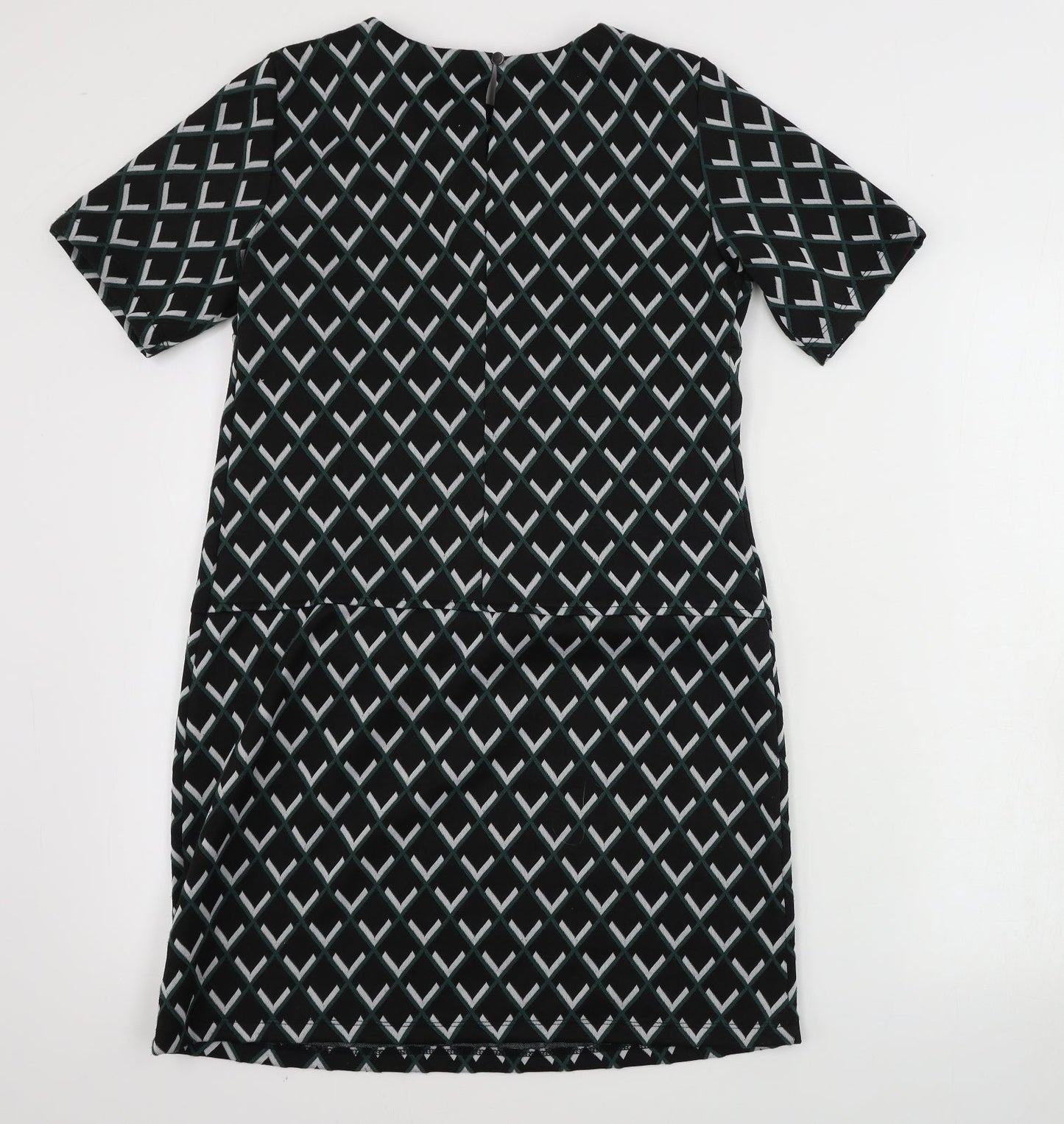 Dorothy Perkins  Womens Black Geometric  Bodycon  Size 8